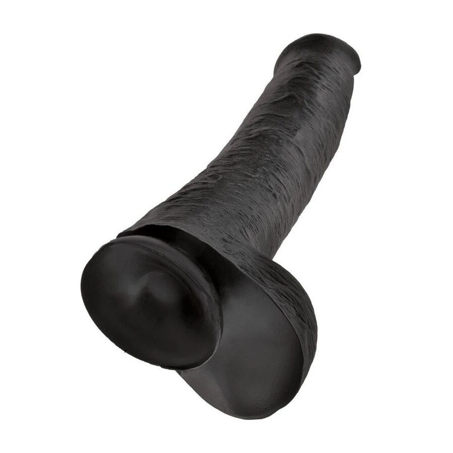KING COCK - DILDO REALISTICO CON TESTICOLI 38 CM NERO